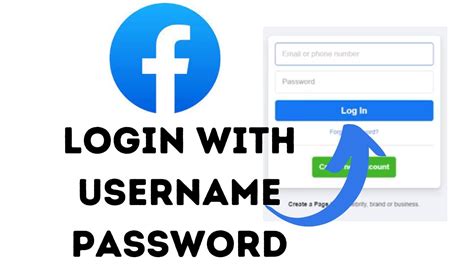 facebook login account password